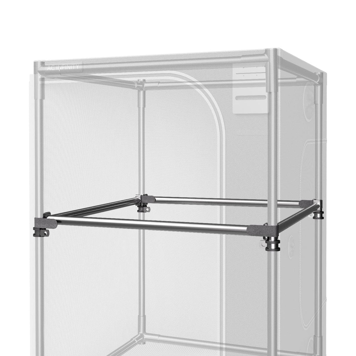 AC Infinity Grow Tent Mounting Bars 4x4', Support Pole Steel Hanging Bars, High CFM Kit for 4x4 Indoor Grow Tents