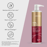 Joico K-PAK Color Therapy Luster Lock Instant Shine & Repair Treatment | For Color-Treated Hair | Boost Color Vibrancy | Repair Breakage | With Keratin & Argan Oil | 16.9 Fl Oz