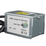 Kudos-Trading - 2 Port motorised Zone Valve Head 22mm Closed 230v Replacement for The Honeywell V4043H Compatible with underfloor Heating & Central Heating Systems