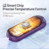 DeeKom Rechargeable Hand Warmers 2 Pack, 6000mAh Electric Hand Warmer Rechargeable, 2 in 1 Portable Hand Warmers with AI Smart Chips, Outdoor, Hunting, Camping for Family for Christmas