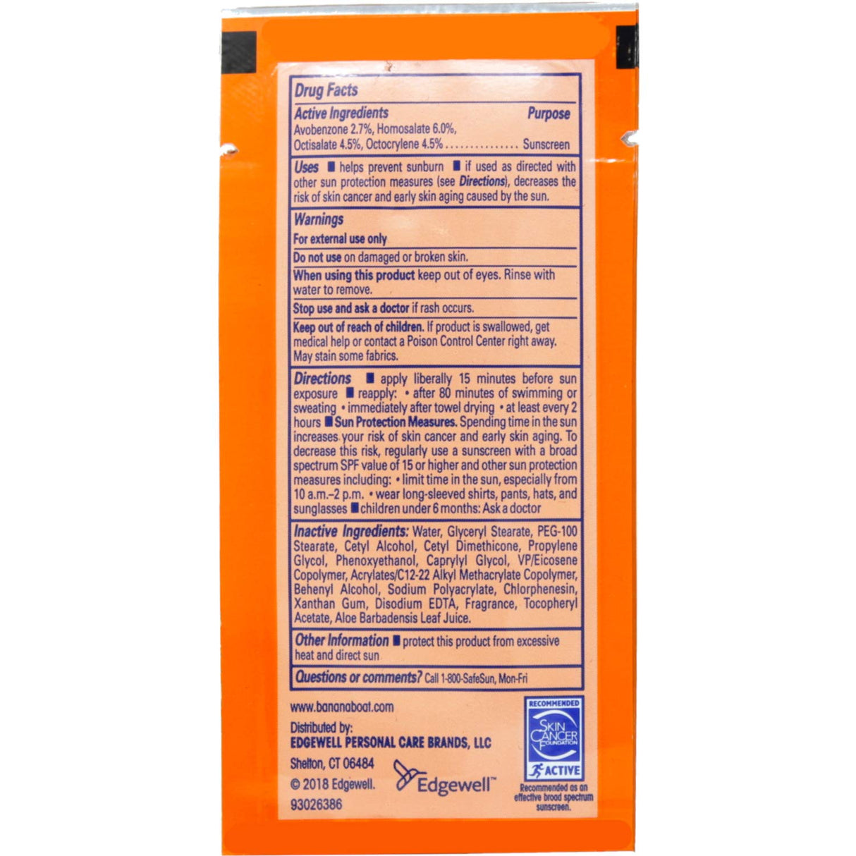 Banana Boat Sport Sunscreen, SPF 30 Protection lotion, Travel Packets 200 Count (Pack of 1)
