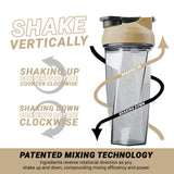 HELIMIX 2.0 Vortex Blender Shaker Bottle Holds upto 28oz | No Blending Ball or Whisk | USA Made | Portable Pre Workout Whey Protein Drink Shaker Cup | Mixes Cocktails Smoothies Shakes | Top Rack Safe
