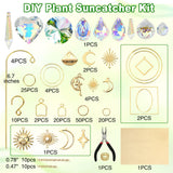 DIY Sun Catcher Kits for Adults, 260 pcs Crystal Suncatchers Making Suppliers for Garden Plant Windows Hanging Art and Crafts for Women Valentines Mother's Day Birthday Gifts Home Decor
