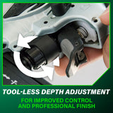 Metabo HPT Brad Nailer, Pro-Preferred Lightweight Pneumatic Power Nailer for Precision Trim Work and Furniture Building, Adjustable Depth, 18 Gauge, 5/8" up to 2" Brad Nails, NT50AE2