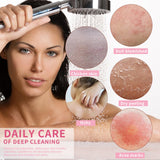 2 Pieces African Exfoliating Net, African Net Sponge Exfoliating Back Scrubber for Shower