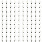 Meconard C9 Led Replacement Christmas Light Bulbs, 100 Pack C9 Shatterproof Plastic Led Bulbs for Christmas Outdoor String Lights, E17 Intermediate Base, Commercial Grade Holiday Bulbs, Warm White.