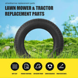 NING SHUO 4.80/4.00-8 Tire and Inner Tube, Premium Rubber Wheelbarrow Replacement Parts for Hand Truck Lawn Mower Dollies Wagon Dolly Trailers Go Kart 2 Pack