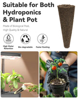 Mixed Cherry Tomato Seed Pod Kit Compatible with AeroGarden, Ahopegarden,URUQ, LETPOT Hydroponic Growing System, 8 Complete Pods with Red, Golden, Black, Purple & Strawberry Fruit Tomato Seeds