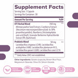 Femipro Bladder Control Supplements for Women & Men, Natural Herb & Probiotic Blend, Supports Urinary Tract Health & Microbiome Balance | Made in USA Non-GMO, 30 Capsules, 1 Month Supply