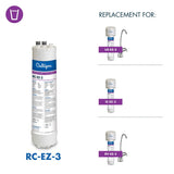Culligan RC-EZ-3 Easy Change Advanced Water Filtration Replacement Cartridge, 500 Gallons, (Pack of 1)