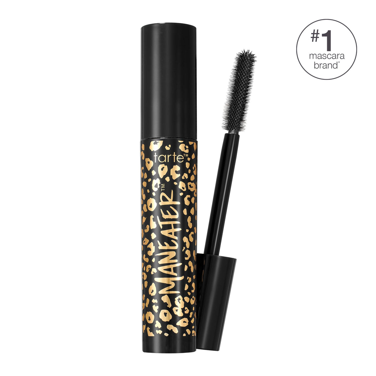 tarte maneater mascara – Extreme Curl, Instant Volume & Length, 16HR Ultra-Creamy Longwear Eye Makeup, Cruelty-Free, full size, black