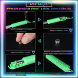 56 Pack Multicolor Fiber Optic Wand Glow Wand LED Light Up Wand Bulk with 3 Flashing Models Flashing Sticks for Glow in The Dark Birthday Party Favor Wedding Halloween Christmas, 8 Colors