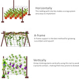 Toolazy Trellis Netting 47" x328' Green - Heavy Duty 6" Mesh Plant Support Net for Climbing Vegetables, Garden Trellis Roll for Tomato Cucumber Pea Bean Vine Grow Tent Scrog Hydroponic