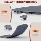 Warming Mat for Food Extra Large 36"x16", 500W Food Warming Mats for Countertop, Food Warmer Trays Chafing Dishes for Buffets Party, 9-Level Temp 12H Timer, Child Lock, Gatherings Portable