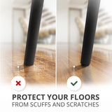X-Protector 357 Pcs Black Felt Furniture Pads - Huge Quantity of Anti-Scratch, Heavy Duty Floor Protectors for Hardwood, Tile, Laminate - Suitable for Chairs, Tables, Sofa, Bed, Cabinet, Ottoman
