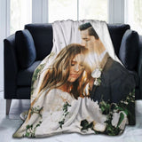 QETXVI Custom Blanket with Photos, USA Made 50"x 60"
