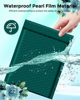 Metronic Bubble Mailers 6x9 Inch 100 Pack Forest Green Usable Size 6x10" Padded Envelopes Self-Sealing Bubble Mailer Perfect for Christmas Gift Packaging, Shipping, Mailing, Small Business Bulk
