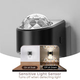 Briignite Night Light, Night Lights Plug into Wall, LED Projector Night Light, Soft White for Bedroom, Dimmable Brightness Dusk to Dawn Nightlight for Kids, Nursery, Bathroom, Home Decor, Gaming Room