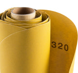 S SATC Premium Gold Sandpaper 6 Inch 100 PCS Sanding Discs 320 Grit Self Adhesive Stickyback Sandpaper Roll Aluminum Oxide PSA Sandpaper Discs for Wood, Metal, and Car Paint
