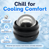 Flyfan Cold Massage Roller Ball, Small Gift for Teens, Men, Women, Boyfriend, Husband, Fitness Lovers, Stocking Stuffers,Handheld Muscle Roller Ball for Neck, Shoulders, Back, Calves & Feet
