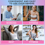 URBTFLM Back Posture Corrector for Women - Adjustable Straightener Back Brace Posture Corrector Under Clothes (Pink, Medium)