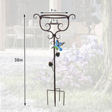 VCUTEKA Gazing Ball Stand, Metal Garden Gazing Globe Stand for 8-10" Balls