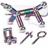 LARAH Fidget Pen and Stress Relief Desk Toy for Adults and Teens（Colorful）