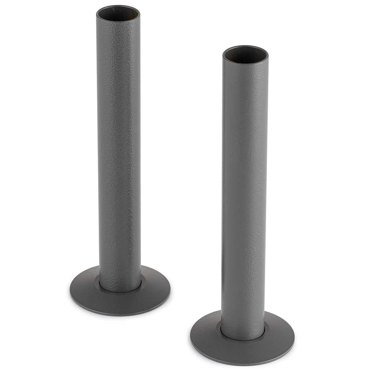 Sandy Beach Anthracite Radiator Pipe Covers - Anthracite TRV Thermostatic Radiator Valve Pipe Cover, Radiator Pipe Covers Anthracite Grey Pipe Sleeves & Collars, Anthracite Pipe Covers (130mm x 18mm)
