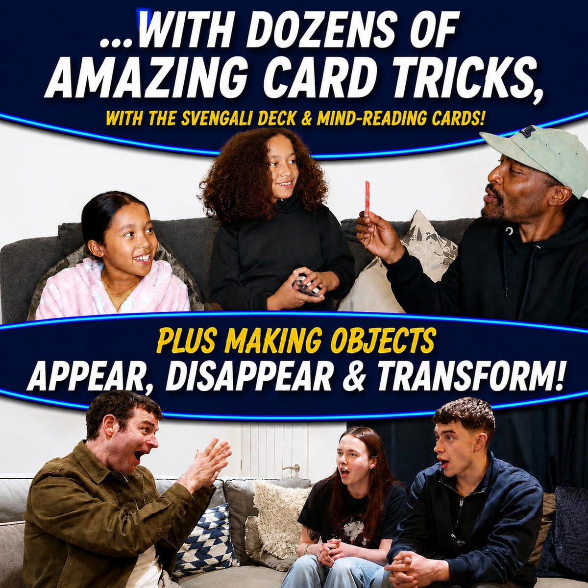Dad’s Magic Set - 50 Awesome Magic Tricks for Dads to Amaze the Whole Family - Easy to Learn - Video Tutorials by a Pro Magician - Fun Gift for Dad or Grandpa for Father's Day, Birthdays, Christmas