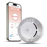 WeGoIOT Smoke & Carbon Monoxide Detector, 3-Year Battery Powered,Photoelectric Smoke Alarm with Test/Silence Button, Sound Warning and LED Light Indicators, JTY-GW-YB0520