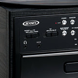 JENSEN JTA-475B 3-Speed Stereo Turntable with CD System, Cassette, and AM/FM Stereo Radio