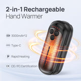 DeeKom Rechargeable Hand Warmers 2 Pack,15H*2 Long Safe Heat