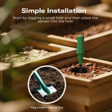 THIRDREALITY Smart Soil Moisture Sensor Gen2 3Pack,Zigbee hub Needed, nhanced Signal Stability,Capacitive Moisture Monitoring,Garden Planting, Compatible with Hubitat,SmartThings,Home Assistant,Homey