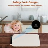 Monteka Warming Mat for Food 24.8"×15", Electric Warming Trays with APP & Button Control, Silicone Fast Heating Mat for Countertop, Rollable Dishwasher Safe Food Warmer for Parties Buffets Home Travel