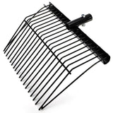 Cididu Pitch Manure Fork Head, Metal Pitch Fork for Garden, Durable Digging Fork Rake Head Replacement with Angled Tines, Stable Pitchforks Scoop for Mulch Horse Stall Picking up Hay Animal