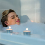 Tealight Candles - 4 Hours - Giant 100,200,300 Bulk Packs - HomeLights White Unscented European Smokeless Tea Lights for Shabbat, Weddings, Christmas, Home Decorative - 200 Pack