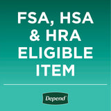 Depend Fresh Protection Adult Incontinence Underwear for Men, Disposable, Maximum, Large, Grey, 28 Count, Packaging May Vary