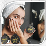 Gulfmew 100 Pcs 2.76 Inch Inspirational Compact Mirror Bulk Party Favors Quinceanera Gift Purse Small Mirror Pocket Mini Gifts for Women Adult Coworker Halloween Christmas Friends (Black)