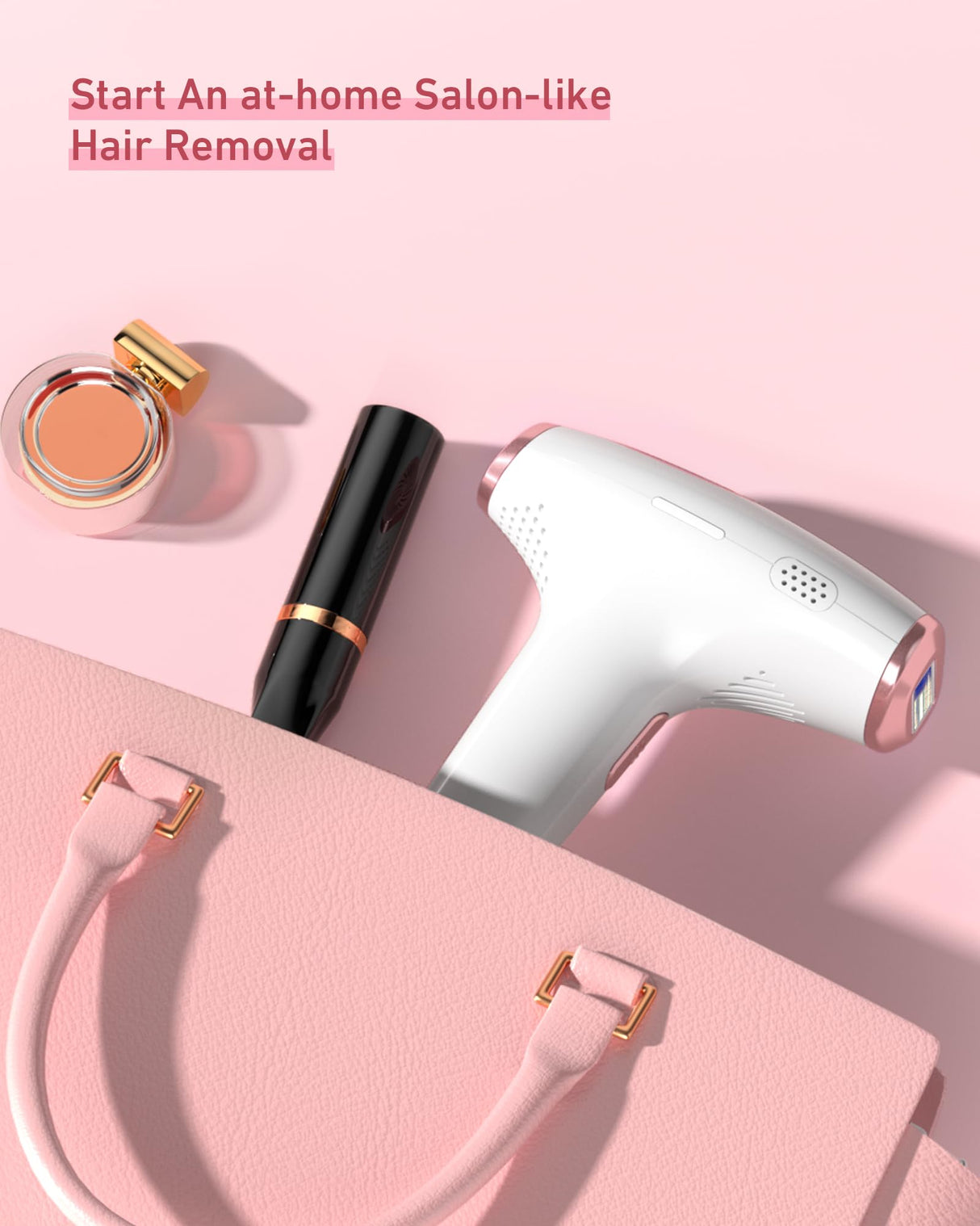 Hair Removal Device, IPL Hair Removal, Laser Hair Removal for Women and Men 999,999 Flashes Permanent for Facial Facial Legs Arms Bikini Line Whole Body Use at-Home(Model: TFDA06S-A)