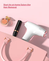 Hair Removal Device, IPL Hair Removal, Laser Hair Removal for Women and Men 999,999 Flashes Permanent for Facial Facial Legs Arms Bikini Line Whole Body Use at-Home(Model: TFDA06S-A)