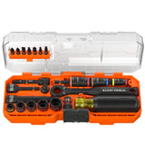 Klein Tools 65302KNECT Impact Socket Set, KNECT (S) 33-Piece SAE and Metric Pass-Through Socket Tool Set, Impact Driver Adapter, MODbox Tool Organization