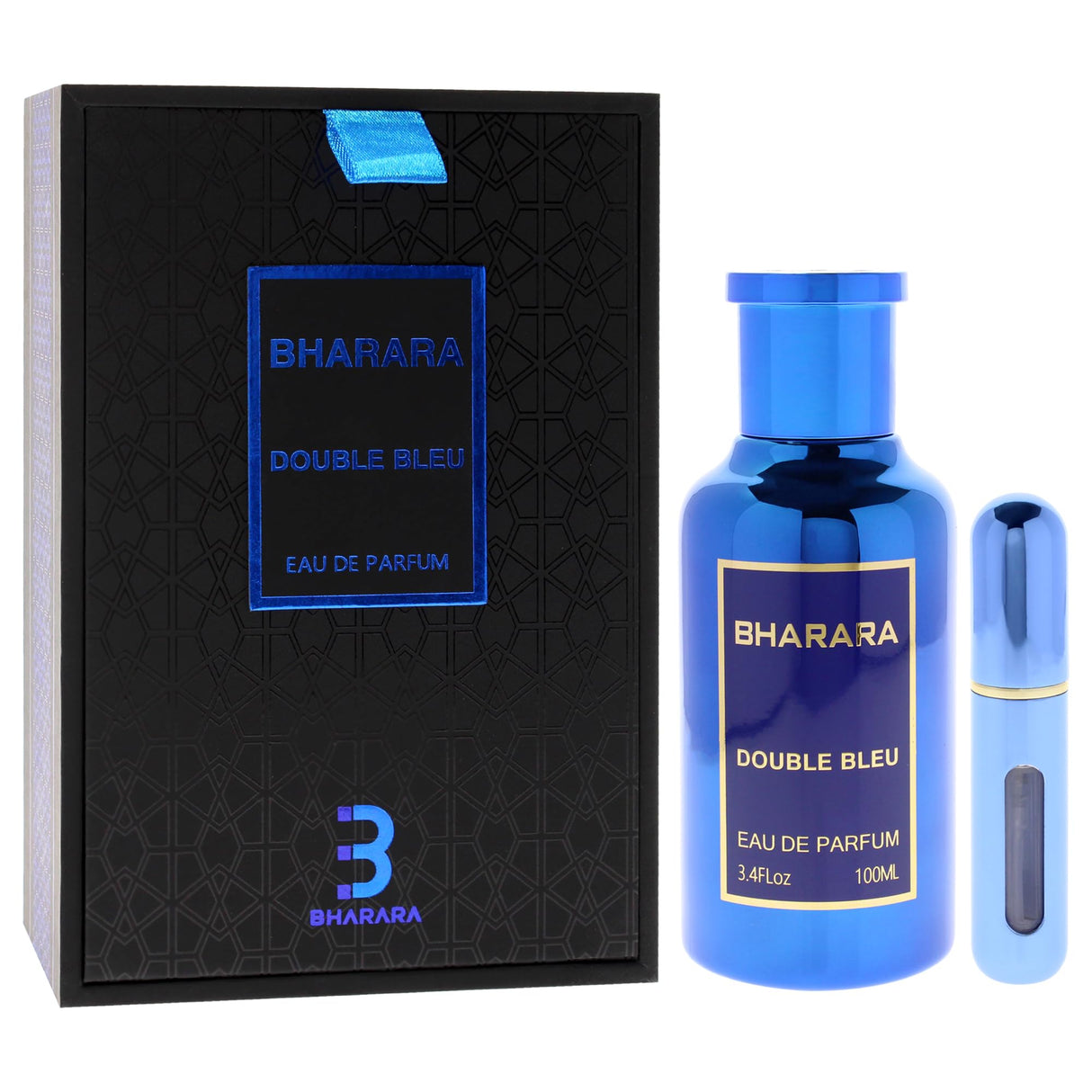 Bharara Double Bleu for Men - 3.4 oz EDP Spray