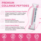 NATURE TARGET Multi Collagen Peptides Powder - Type I, II, III, V, X - Enhanced Absorption, Hydrolyzed Collagen Peptides with Prebiotics, Sugar-Free, Skin Hair Nail & Joint Support, Non-GMO