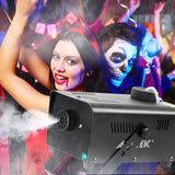 AGPTEK Fog Machine, 500W Smoke Machine with Wireless Remote & Automatic Spray Function, Great for Halloween, Christmas, Wedding, Parties, DJ Performance & Stage Show
