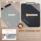 Homelove Warming Mat for Food - Fast Full Surface Electric Warming Tray with 7 Temp-Settings & 8H Timer, Portable Roll Up Food Warmer with Heat Insulation Pad for Gatherings Parties Buffet XL-Grey