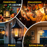 HoogaLife Flame Light Bulbs, Warm Flickering Light Bulbs Effect of Real Fire, E26 Led Flame Light Bulb for Christmas, Halloween, Party Patio Porch Home Holiday Indoor & Outdoor Decorations-2 Pack