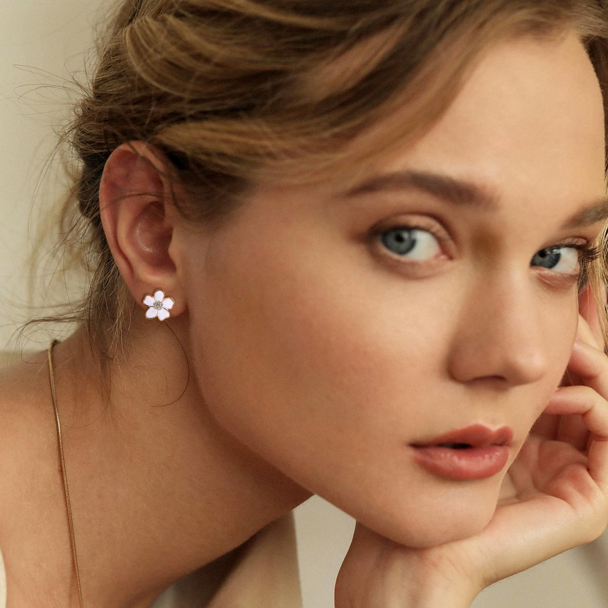 Drperfect Clip on Earrings Women Gold Dangle Pearl Bow Flower Butterfly Cubic Zirconia Non Pierced Earrings Clip on Stud No Piercing Earrings Clip