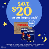 Huggies Overnites Diapers Size 5, 50 Count