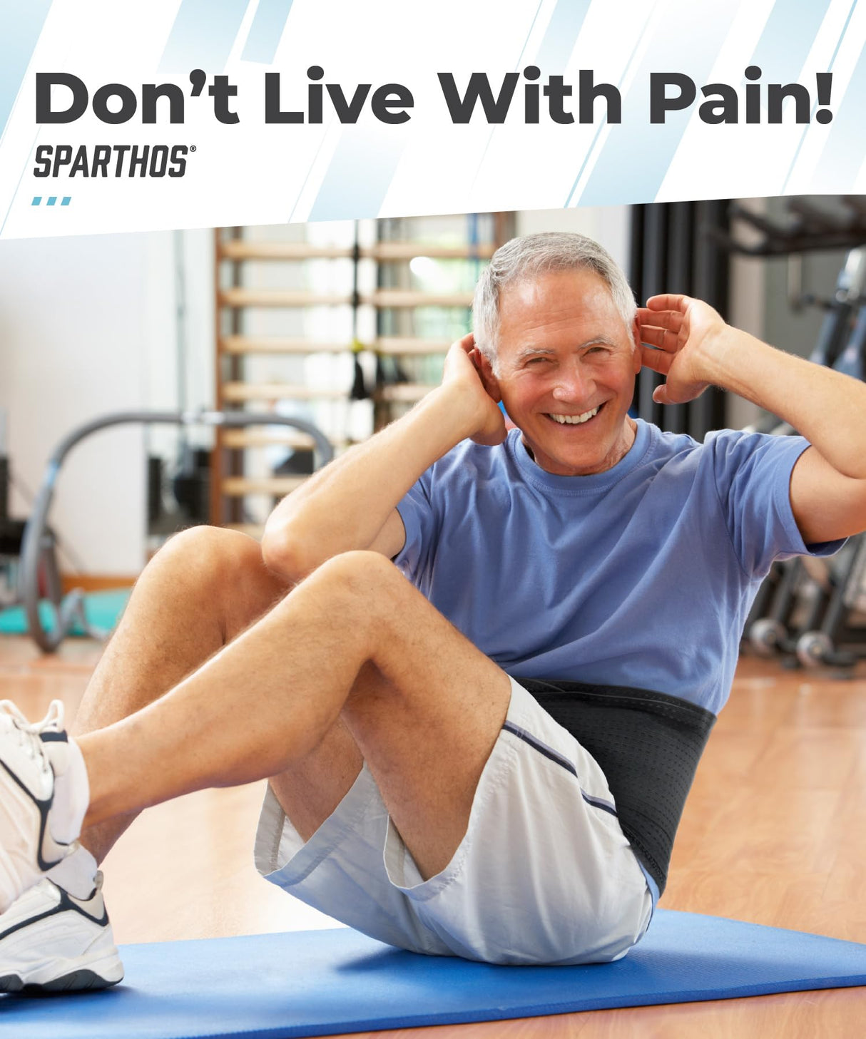 Sparthos Back Brace for Lower Back Pain - Immediate Relief from Sciatica, Herniated Disc, Scoliosis - Breathable + Lumbar Support Pad - For Men & Women - Fits 31–38″ Waist (Small, Check Size Chart)