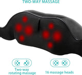 AERLANG Shiatsu Back and Neck Massager, Back Massager Deep Tissue Kneading Neck and Shoulder Massage with Heat, Electric Massage Pillow Mothers Day Gifts from Daughter Son(NOT Cordless)